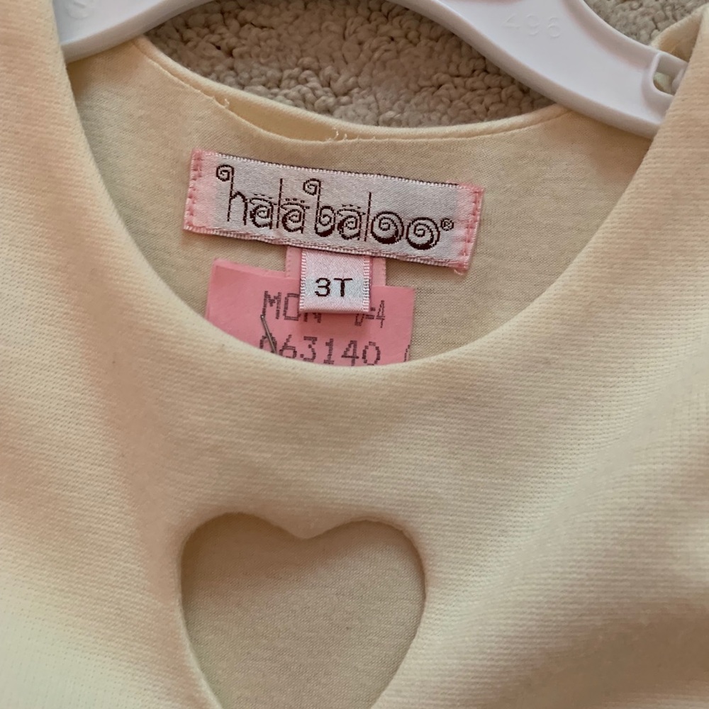 Halabaloo 3t sweatshirt and leather dress